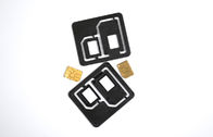 Plástico 2 em adaptadores duplos Nano de 1 cartão de SIM, ABS plástico 3,9 x 3.4cm