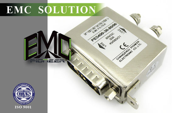 Linha filtro do IEM da C.C. de linha eléctrica da fonte de alimentação do filtro, 30A PE5400-30-80