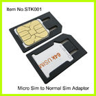 Micro preto plástico de alta qualidade ao adaptador normal de SIM para IPhone 4