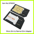Micro preto plástico de alta qualidade ao adaptador normal de SIM para IPhone 4