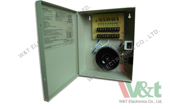 fonte de alimentação regulada linear de 24V 4A 96W para a câmera do CCTV com canal 8