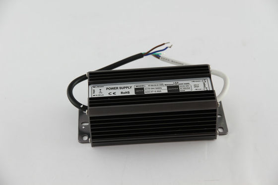 1500mA do motorista constante do diodo emissor de luz da corrente de um preto de 50 watts caixa plástica, fonte de alimentação do motorista do diodo emissor de luz 36V