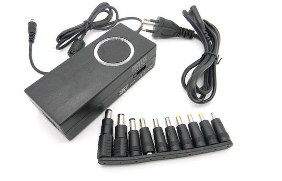 adaptador universal do poder do portátil do LCD do auto azul 90W magro