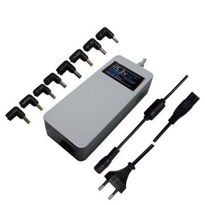 adaptador universal do poder do portátil do LCD do auto azul 90W magro