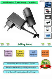 5W adaptador universal para a posição, adaptador da fonte da alimentação CA 1500MA/1.5A de 9V da bateria do portátil