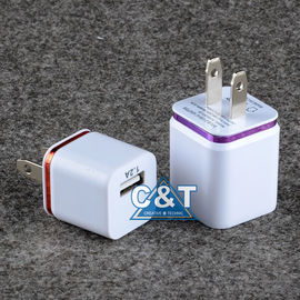 Carregador da parede de Iphone 6 da casa do 2-Tom do adaptador da alimentação CA do Usb do porto duplo 3.1A