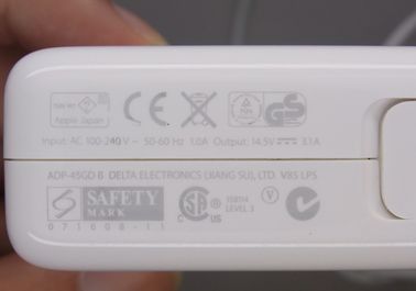 Carregador original do adaptador da alimentação CA 45W para os portáteis MB283LL/A-00 de Apple 14.5v