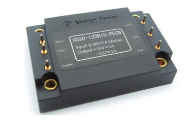 O conversor 30W da C.C. da C.C. da fonte da potência militar da confiança Output 15 volts XD30-12DB15-PECW