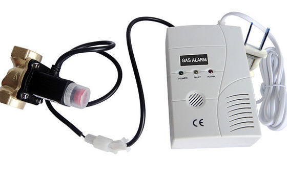 O alarme EN50194 do detector de gás do LPG da alimentação de DC da C.A./Com automóvel cortou a válvula de solenóide