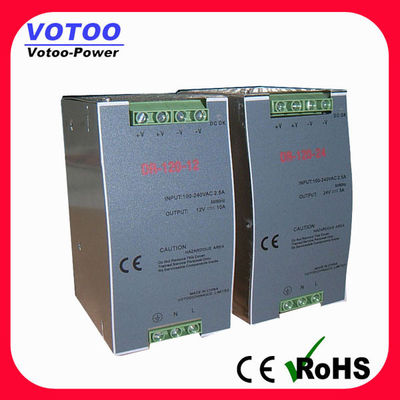 fonte de alimentação do trilho do RUÍDO de 24V 5A 120W/C.A. à fonte de alimentação do interruptor da C.C.