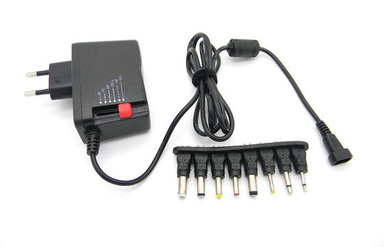 6 adaptador ajustável da alimentação de DC da C.A. da tensão 3-12V do universal das pontas 2500mA da C.C.