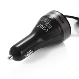 carregador do carro do porta usb de 4.2A 21W três com o micro adaptador incorporado do poder do cabo de USB