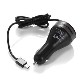 carregador do carro do porta usb de 4.2A 21W três com o micro adaptador incorporado do poder do cabo de USB