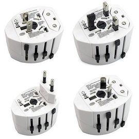 Os portos de USB universais do conversor do adaptador do poder do curso do mundo de Populared muram o carregador