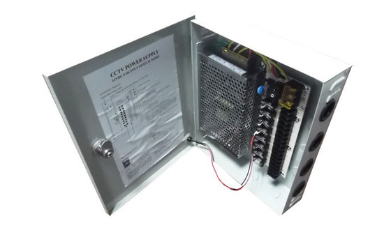 canal da caixa 9 da fonte de alimentação do CCTV de 12V 5Amps, fonte de alimentação da câmera do CCTV
