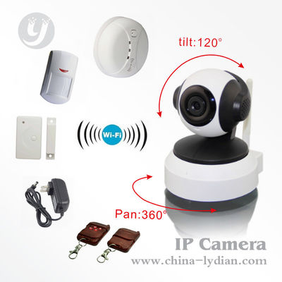 Câmara de segurança audio da visão nocturna da rede da câmera do IP de HD WiFi/CCTV