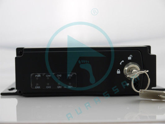 Quadro de alumínio móvel do canal DVR do CCTV H.264 4, gravador de vídeo móvel de Digitas