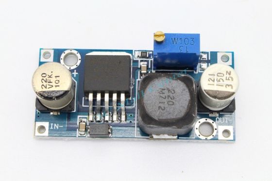 O módulo abaixador do conversor do fanfarrão de DC-DC, fonte de alimentação do módulo LM2596 de IC Output 1.23V-30V