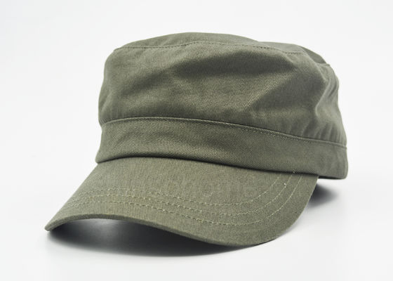 Forro personalizado do verde do exército do algodão tampão militar vazio com curvatura do metal