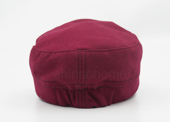 Algodão 100% para adultos, parte traseira militar do tampão do algodão vermelho apto do cabo flexível do elástico