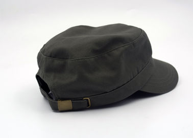 Chapéu militar para homens, curvatura do tampão do algodão ajustável do exército da forma do metal