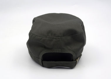 Chapéu militar para homens, curvatura do tampão do algodão ajustável do exército da forma do metal