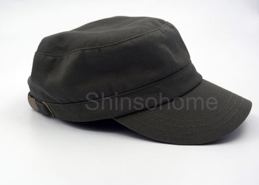 Chapéu militar para homens, curvatura do tampão do algodão ajustável do exército da forma do metal