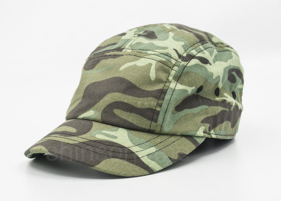 camuflagem militar do tampão do algodão de 5/6 painéis com o prendedor instantâneo do metal
