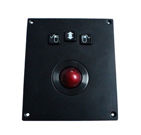 Prova do vândalo do Trackball das forças armadas do preto 25mm com resina fenólico vermelha Mechnical