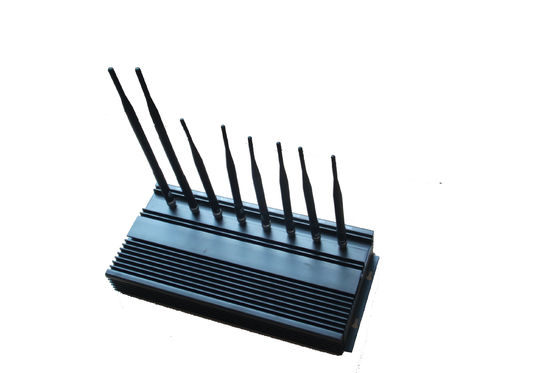 jammer do poder superior de 35dBm 4G WIFI/construtor EST-808N3 para militar, preto