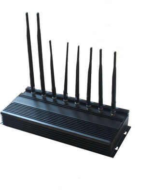 jammer do poder superior de 35dBm 4G WIFI/construtor EST-808N3 para militar, preto