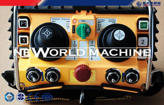 A C.C. 12v F24-60 da C.A. suspendeu o rádio do guindaste aéreo do guindaste do controle do manche das peças da plataforma