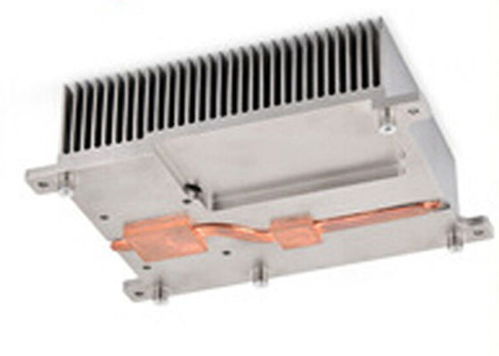 Dissipador de calor de alumínio médico da aleta do Pin do cobre com a tubulação de calor 1pc