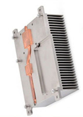 Dissipador de calor de alumínio médico da aleta do Pin do cobre com a tubulação de calor 1pc