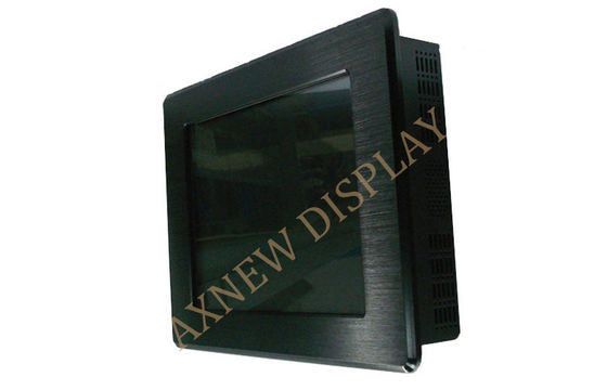 Parede alta da definição que monta 15" moldura dianteira industrial do monitor IP65 do LCD do toque do IR