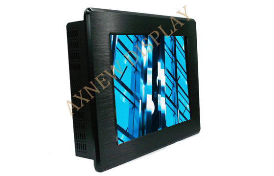 Parede alta da definição que monta 15" moldura dianteira industrial do monitor IP65 do LCD do toque do IR