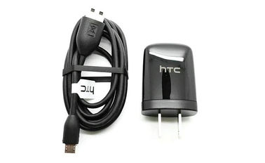 Conversor do adaptador do carregador do curso do OEM 5V 2A USB para o telemóvel de HTC, cor preta