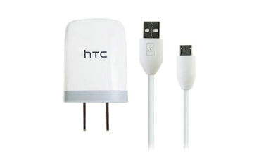 Conversor do adaptador do carregador do curso do OEM 5V 2A USB para o telemóvel de HTC, cor preta