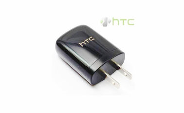 Conversor do adaptador do carregador do curso do OEM 5V 2A USB para o telemóvel de HTC, cor preta