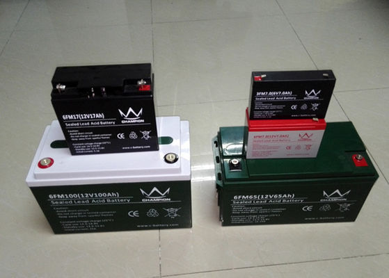 Bateria acidificada ao chumbo 6FM100H 330*171*214 milímetro do poder superior M8 12v 100ah