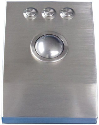 Trackball de aço inoxidável do laser do desktop 38mm do metal áspero com definição de 1200 DPI