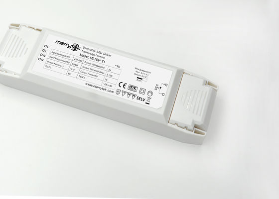 Borda de arrasto constante IP20 do motorista do diodo emissor de luz de Dimmable da tensão de um Traic de 75 watts