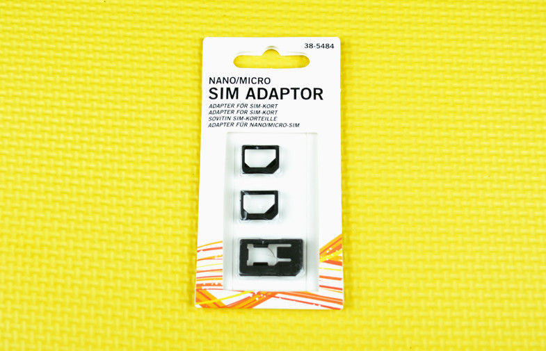 Micro SIM adaptador plástico do ABS 3FF para IPhone 4 ou IPhone 5