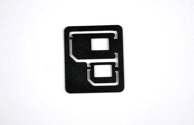 Adaptador normal do cartão do telemóvel SIM, ABS plástico 250pcs de Blcak em um Polybag